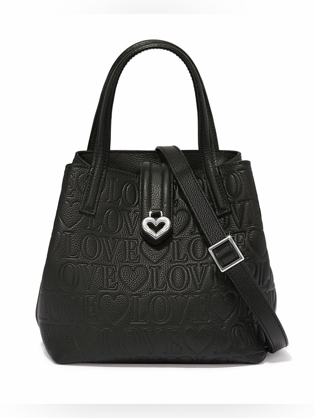 Brighton Fashionista Madly in Love Medium Tote in Black